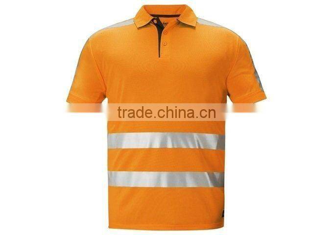 yellow Hi Viz polo shirt