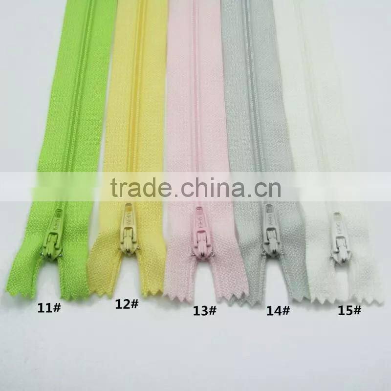 Wholesale No.#3 60 cm Auto Lock Close End Colorful Fabric Tape Nylon Zipper