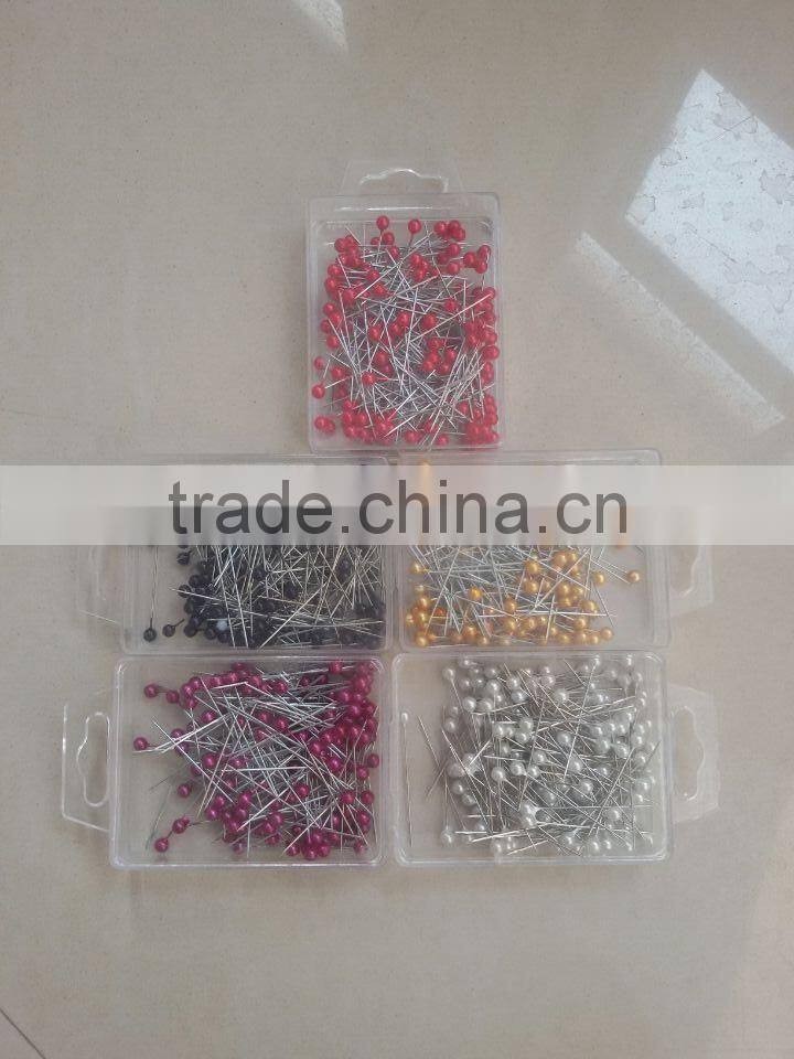 ball round headed fake pearl pins
