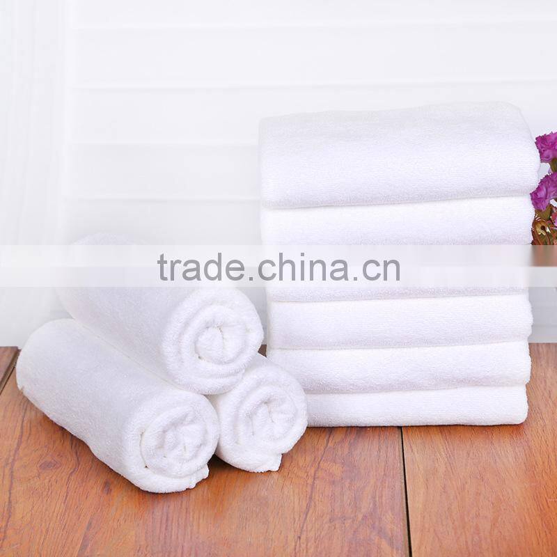 China supplier hotel bamboo towel white color 4pcs towel sets