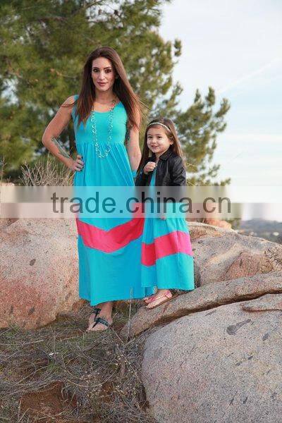 mommy and me maxi dresses women long dresses cotton stripes maxi dress