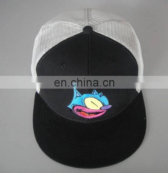 Houndstooth Chidori Trucker Hat Mesh Backed Baseball Cap White