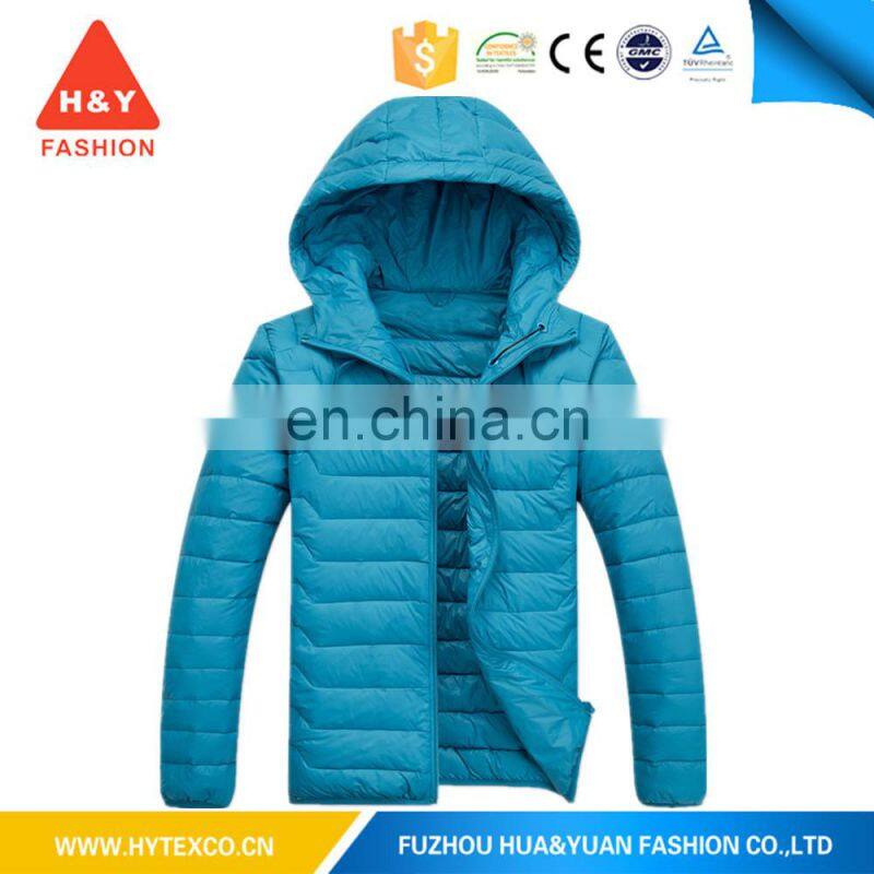 promotional low price customized color customized label eco-friendly windproof fashion wholesale light padded jackets