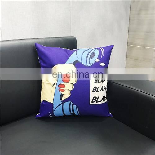 American Vintage Style Custom Printed Cushion Cover