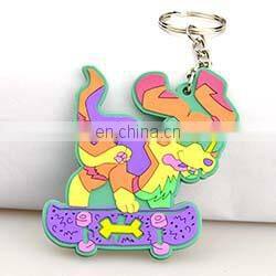 Marvel Custom Colorful Blank Pu Leather Tassel Key Chain Metal Ring Holder Keychain With Logo