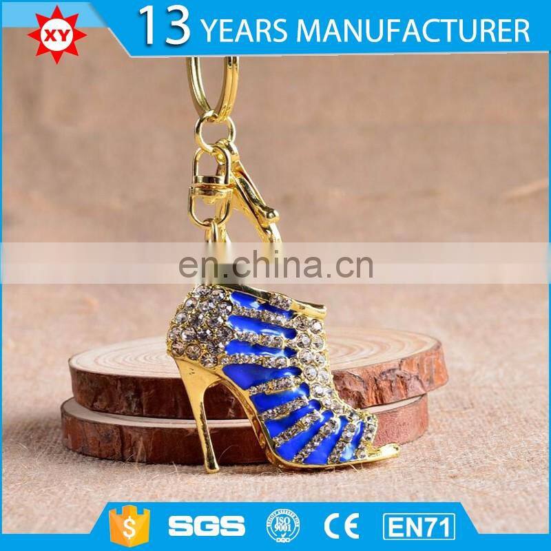 2017 design gold Custom shoes key ring