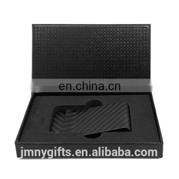 100% Genuine Wallet Credit Card Holder Real Carbon Fiber Money Clip