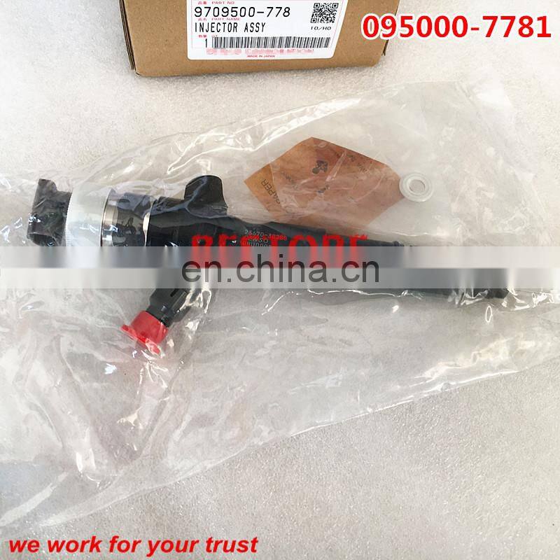 Original and new Common rail Injector 095000-7780,095000-7781 2KD-FTV/1KD-FTV for 23670-30280 23670-39310 23670-39185