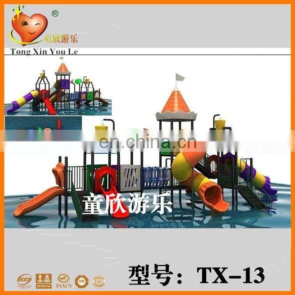Customized mini water playground backyard water slide