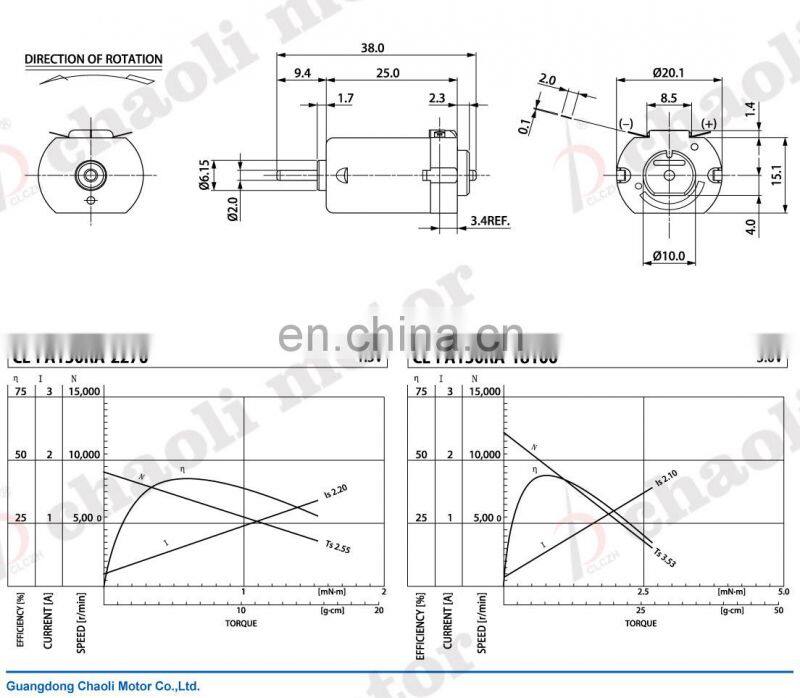FA 130 2270 3v dc motor
