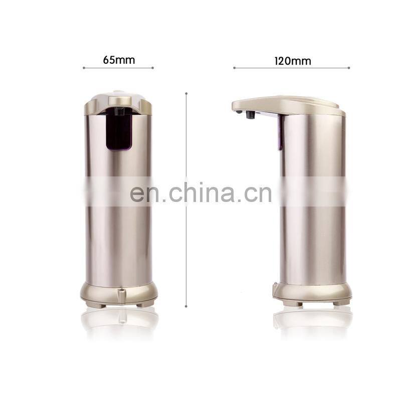 POWER stainless steel no touch portable fancy electric liquid bath automatic soap dispenser