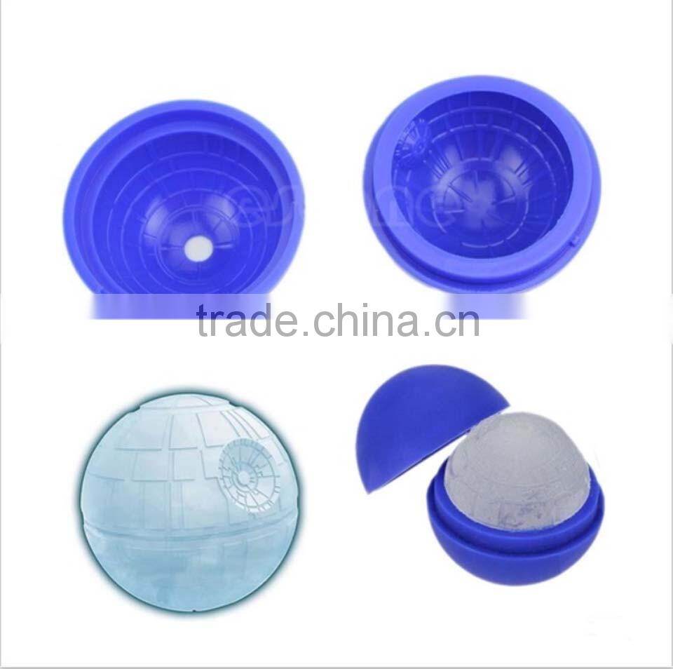 silicone ice cube ball makers& Silicone ball shaped ice cube tray &silicone Ice Ball Mold