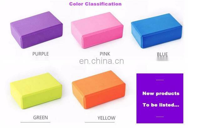 Wholesale Professional Yoga Articles High Density EVA Foam Yoga Block