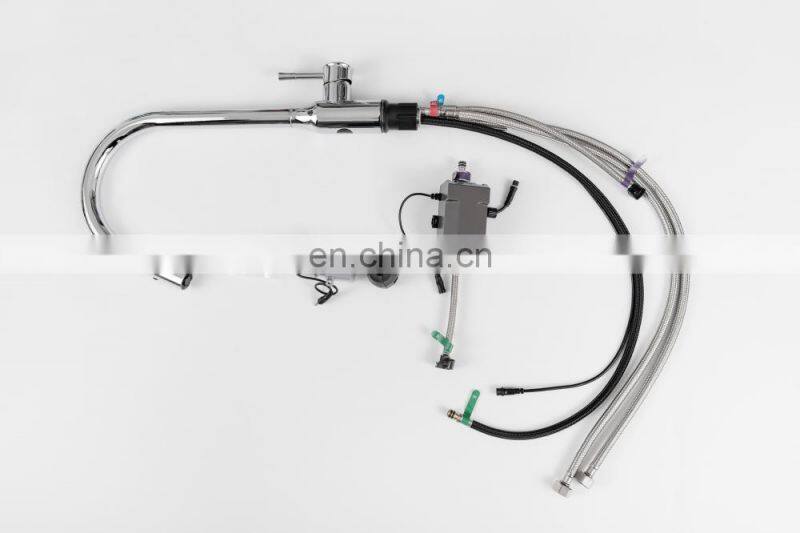 New GIBO 304 stainless steel pull out automatic sensor black Kitchen sink Touch faucet Sensor water tap kitchen taps mixer