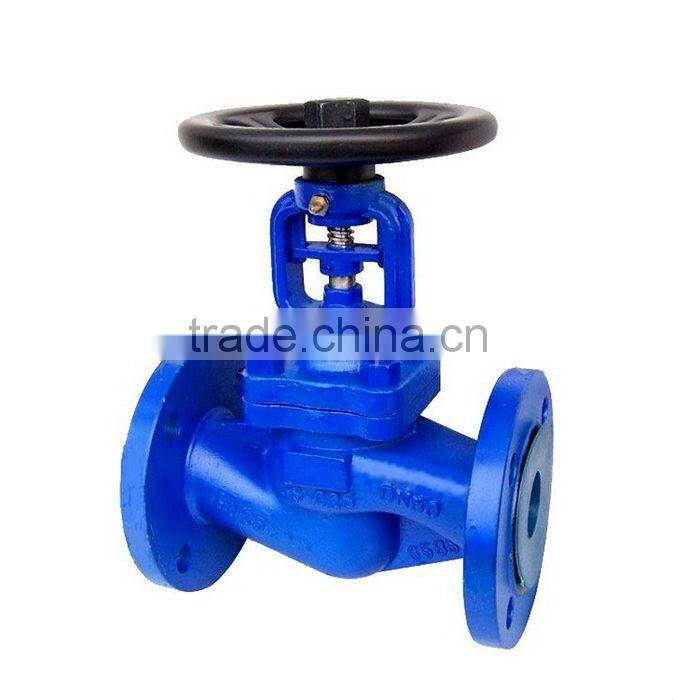 BV approved steam wcb bellow sealed globe valve