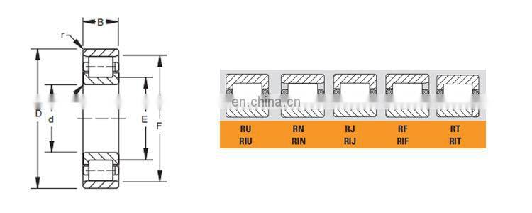 110RJ02 110RF02 110RT02 Cylindrical Roller Bearing 110RN02 110RU02