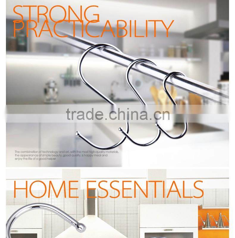 S shaped hanger hook metal S hook