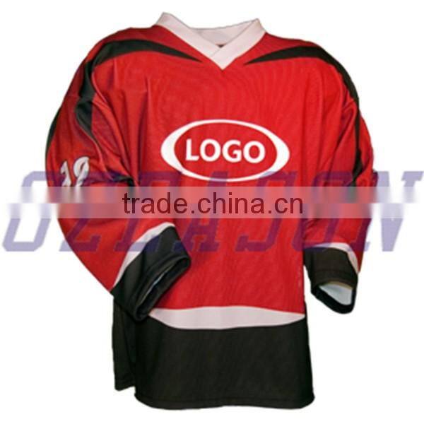 China imported ice hockey shirts custom design