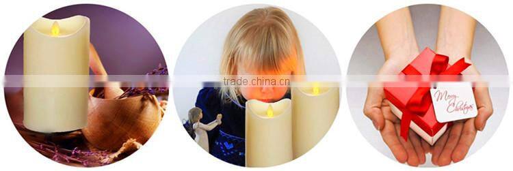 Fancy Design Flameless Led Candle with Moving Flame, with USA and EU Patent