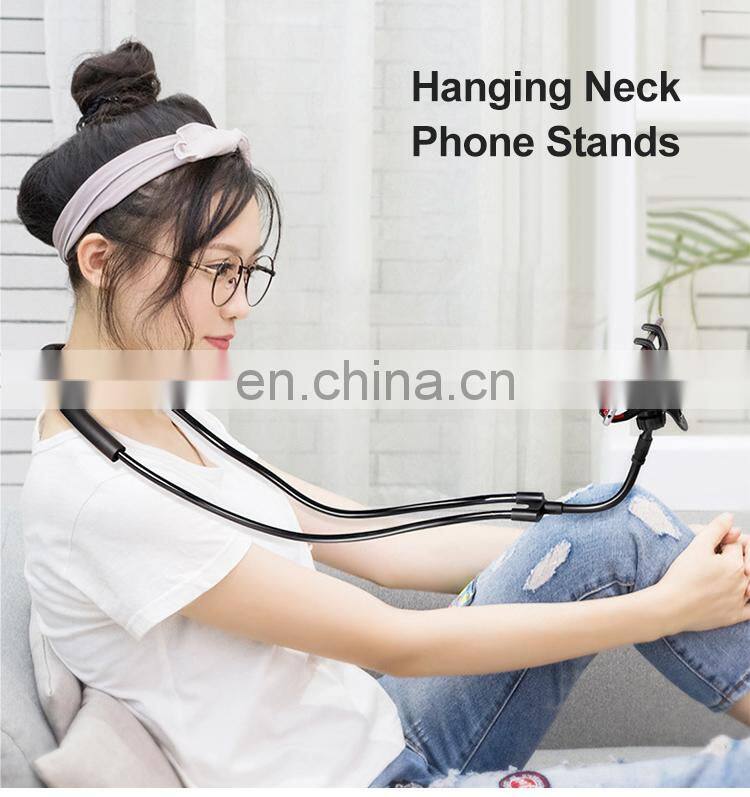 360 Degree Rotation Hanging Neck Bracket Selfie Mobile phone holder Phone Stands