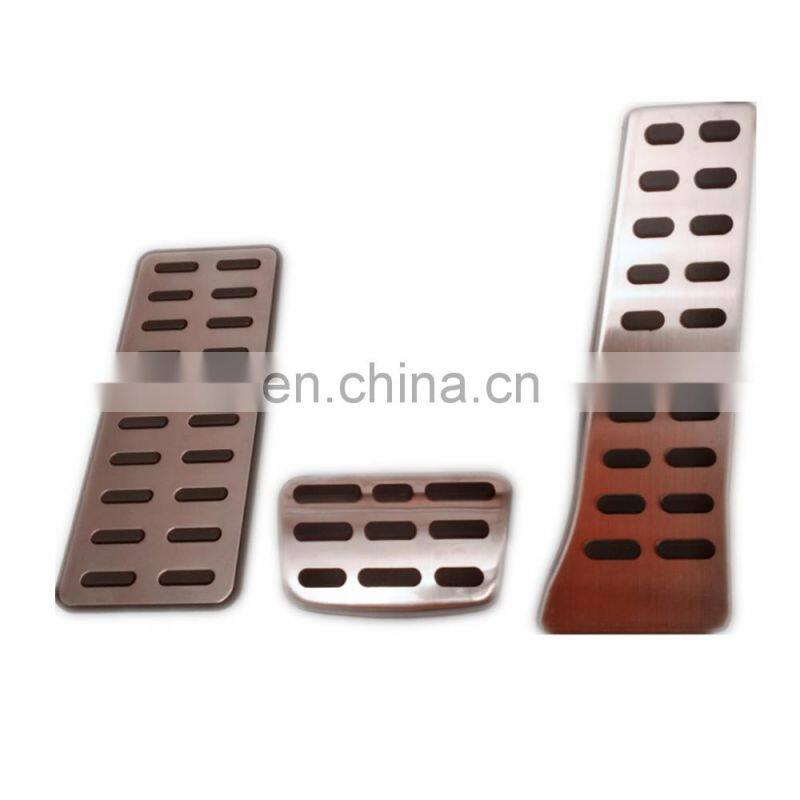 Car Foot rest Pedal Pad Aluminum Pedal Pad Rubber Foot Pedal Pad For Sonata 8