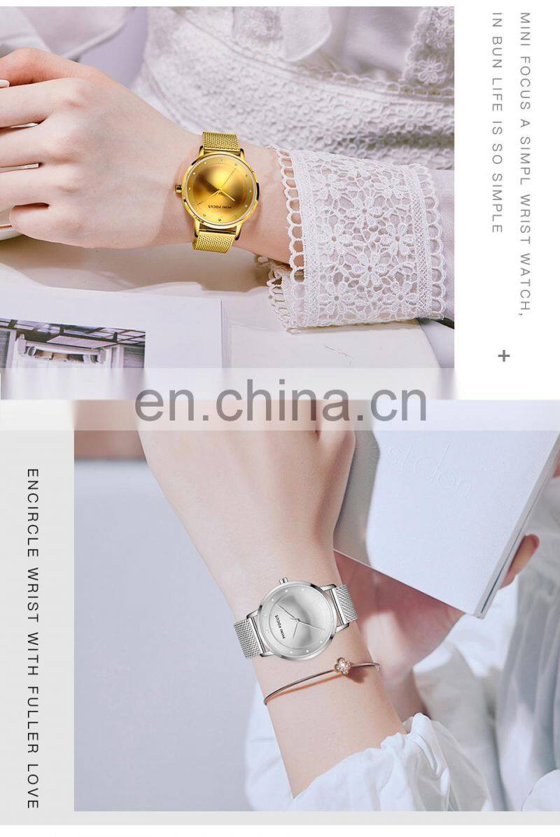 MINI FOCUS MF0332L Ultra-Thin Fashion Watches Waterproof Brand Luxury Wristwatch Fashion Casual Quartz Watch