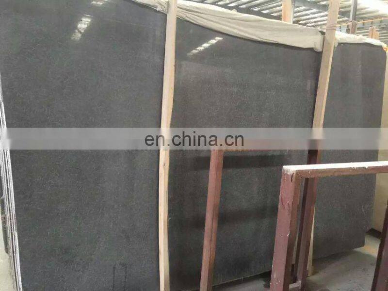 Dyed black granite slabs in stock , cheap black granite