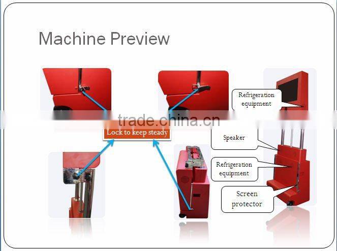 new product 3D photo kiosk vending machine For Happy Photos to rental