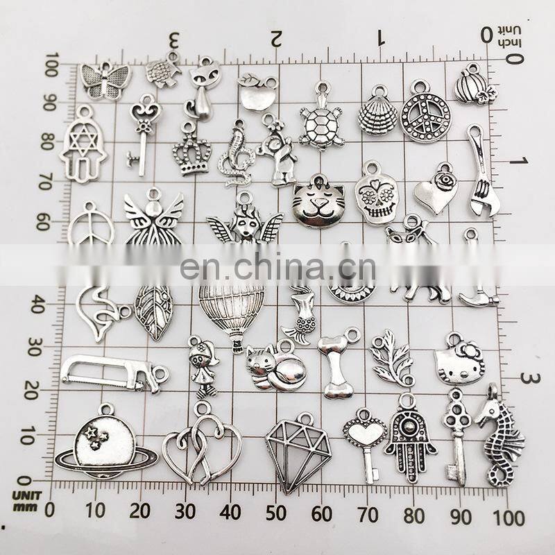 Vintage Mixed Metal Animal Birds Charms Beads Handmade DIY Bracelet Pendant Necklace Clasp Jewelry Making Findings