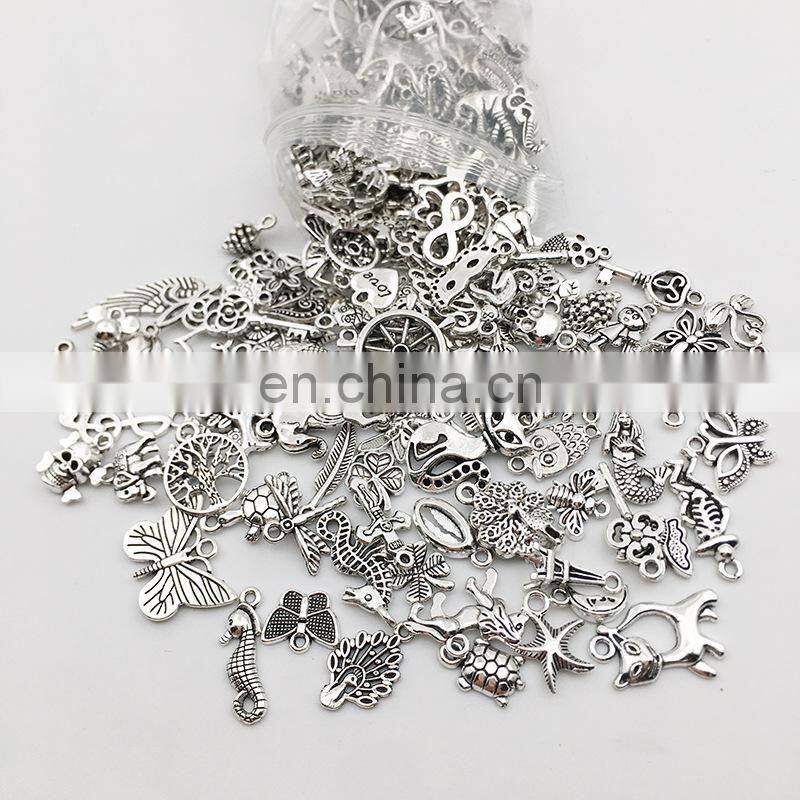 Vintage Mixed Metal Animal Birds Charms Beads Handmade DIY Bracelet Pendant Necklace Clasp Jewelry Making Findings