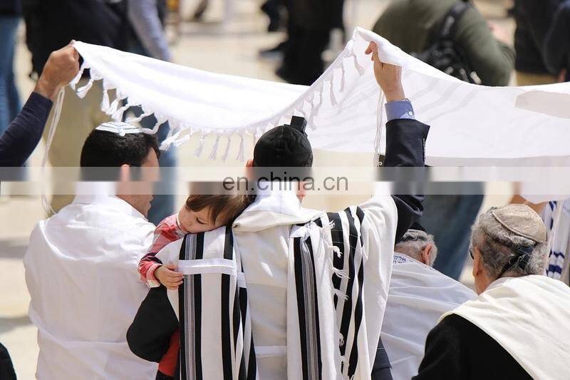 Large Polyester Prayer Shawl Arab Scarf Prayer Pentacost Israel Prayer Talit Shawls Isreal