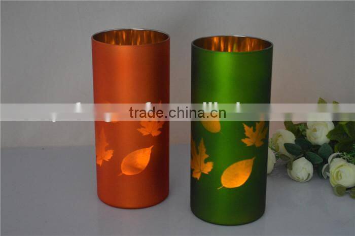 gift available oil lamp garden glass crystal lotus flower