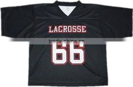 100% polyester sublimation lacrosse jersey