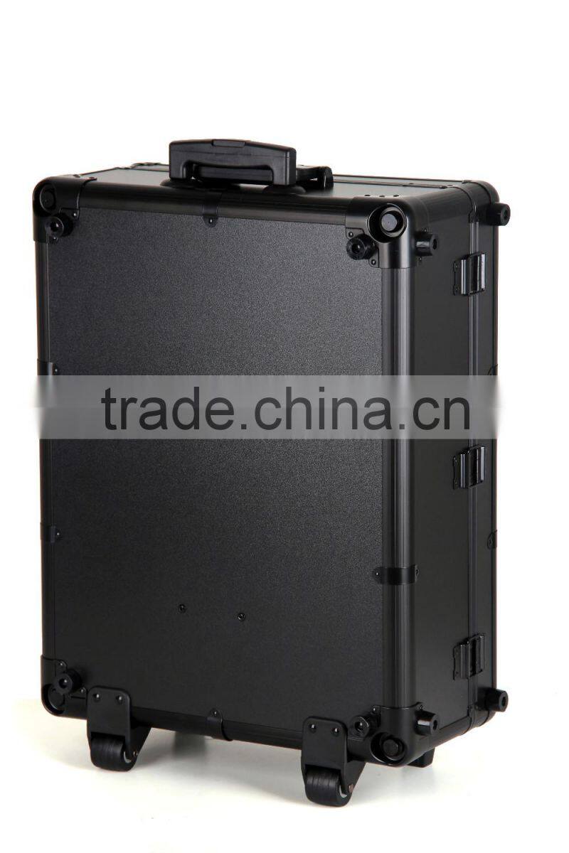 Professional makeup case aluminum lighted makeup station