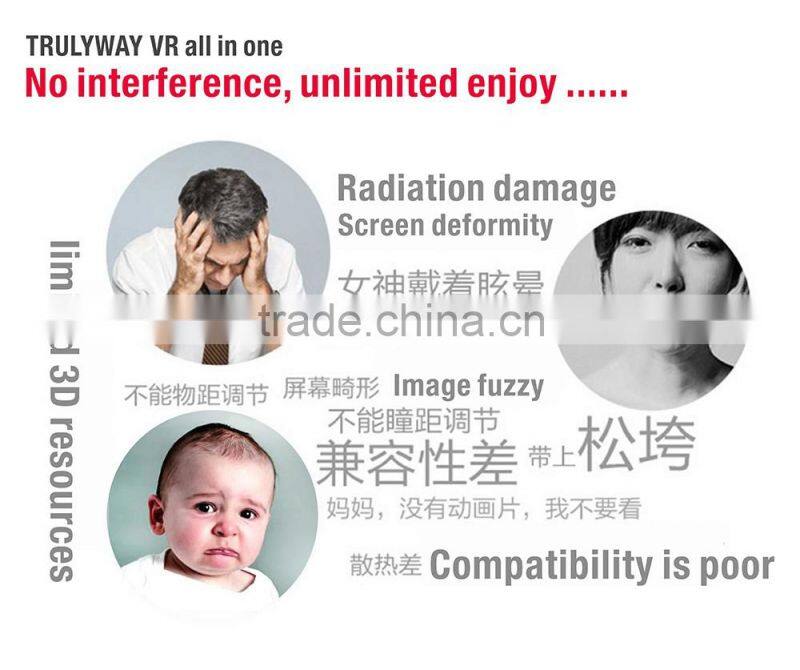 Vr all in one Headset 3D VR glasses customized LOGO