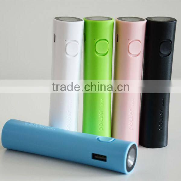 2600mah led portable power bank dc5v 1000ma power bank