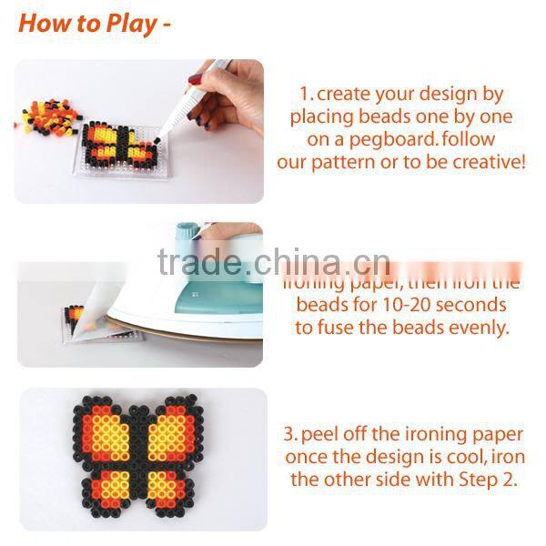 factory wholesale DIY educational toys for kids pirate fuse perler beads