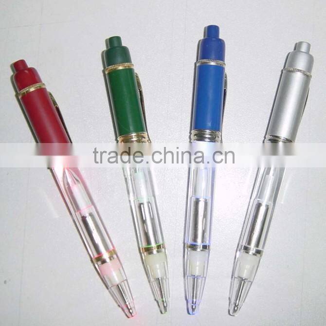 2015 hot plastic led projector pen light of all kind logo to advertising