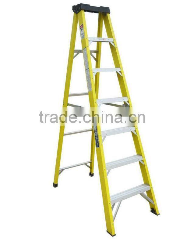 full household ascend FRP stairway stepladder multi purpose ladder