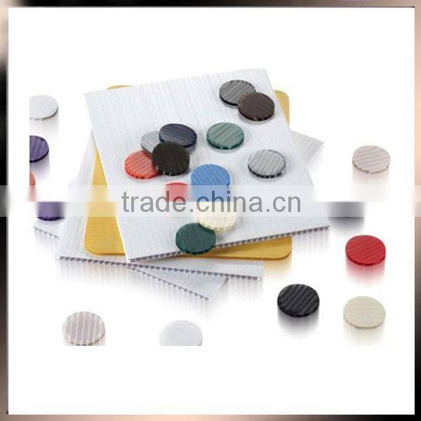 2015 light weight yet durable hollow plastic sheet display stand