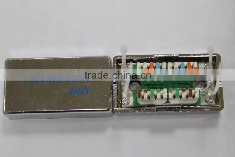 CAT5E RJ45 stp/ftp cable connector box supply OEM&ODM