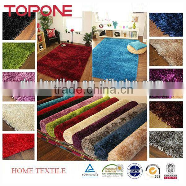 China made solid color anti-slip cheap carpets for home living room