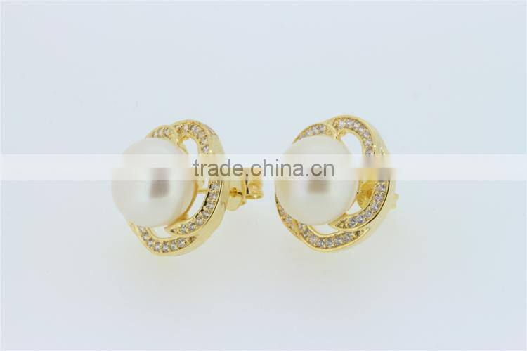 2015 Newest Pearl 925 Silver Earring