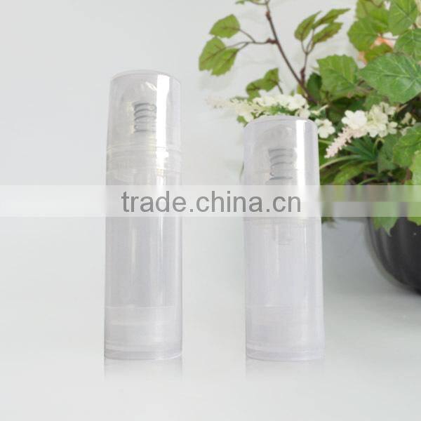 New design airless mini pp bottle 10ml 15ml
