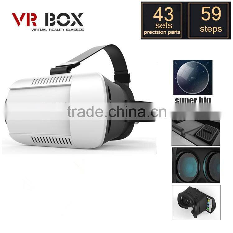 2016 Best Selling 3D Glasses Factory Price VR Box 3D Video Glasses