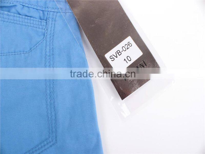 Boy's cheap 100%cotton stock lot apparel shorts