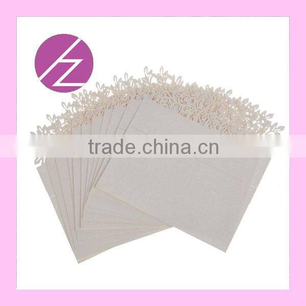 Popular Laser Cut Place Card Holder Table Seat Card for Wedding ZK-52