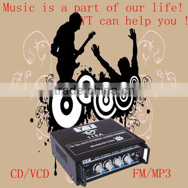 boombox subwoofer amplifier YT-118A with CD/VCD/DVD input