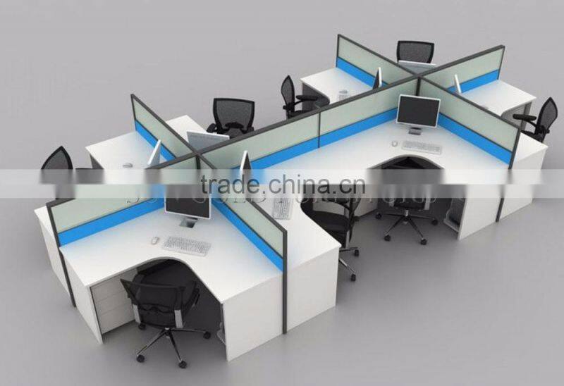 Modern Office Table Partition I Shape Cubicle Workstation Furniture(SZ-WS905)