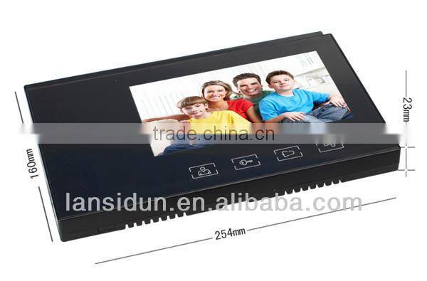 China new 7 inch ABS building video door intercom system